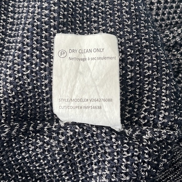 Vince Hand Knit Linen Blend Cardigan Sweater Black & Gray Women’s Size: Small - Picture 7 of 8